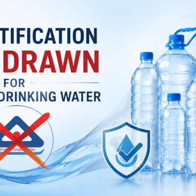BIS Certification Withdrawn for Packaged Drinking Water Now Regulated Under FSSAI