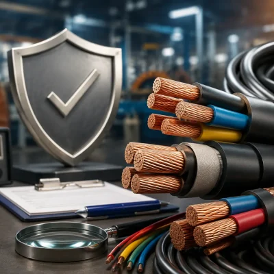 Electrical cables for BIS quality inspection