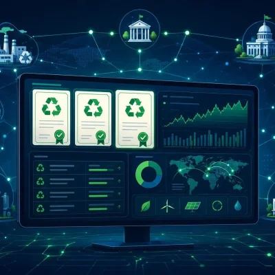Sustainable electronic trading dashboard with recycling network and green market analytics