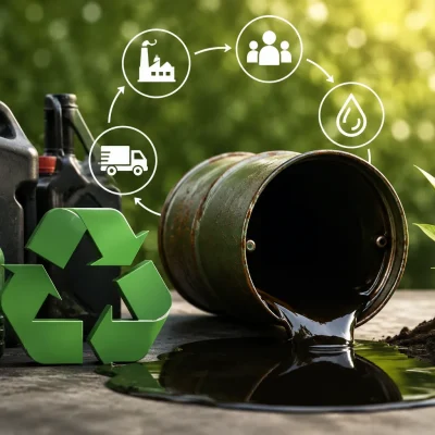 Used oil EPR compliance and recycling process in India