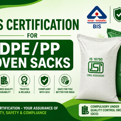BIS Certification for HDPE/PP Woven Sacks – Everything Manufacturers Need to Know